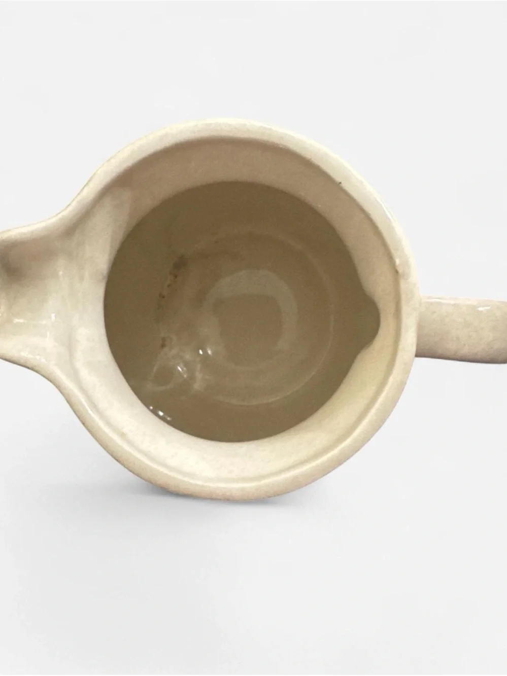 Vintage 1980s WBI Ceramic Duck Motif Cream Pitcher - Neutral